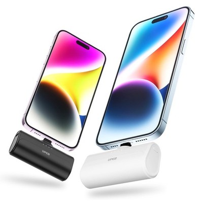 2 Packs Mini Power Bank Portable Charger 5000mAh Compatible with iPhone 13 Fast