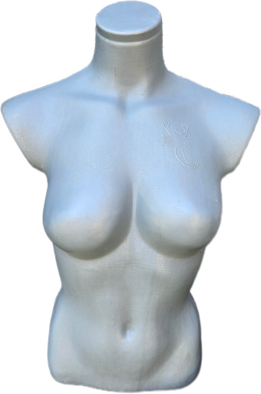 Female Torso Mannequin Form Display Bust 35" Chest