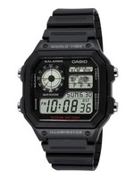 Casio Collection Herrenuhr Armbanduhr Resin Uhr Digitaluhr Schwarz AE-1200WH-1AV