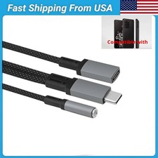 USB-C to 3.5Mm Headphone Charger with PD For Galaxy S20 Ultra S20 Z Flip S20Plus