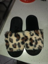 spotted winter slippers
