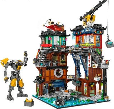 City Werkstätten Bauset / 3244 Teile & 10 Figuren