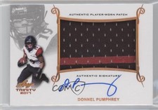 2017 Leaf Trinity Signatures Bronze Spectrum Donnel Pumphrey Patch Auto 4e8