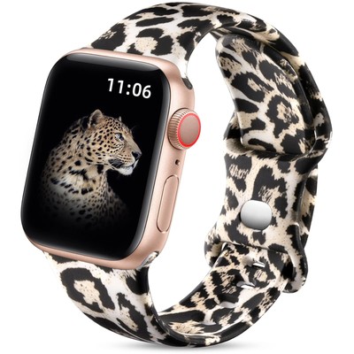 Doppelseitiges Blumenarmband Kompatibel mit Apple Watch Armband 38mm 40mm 41m...