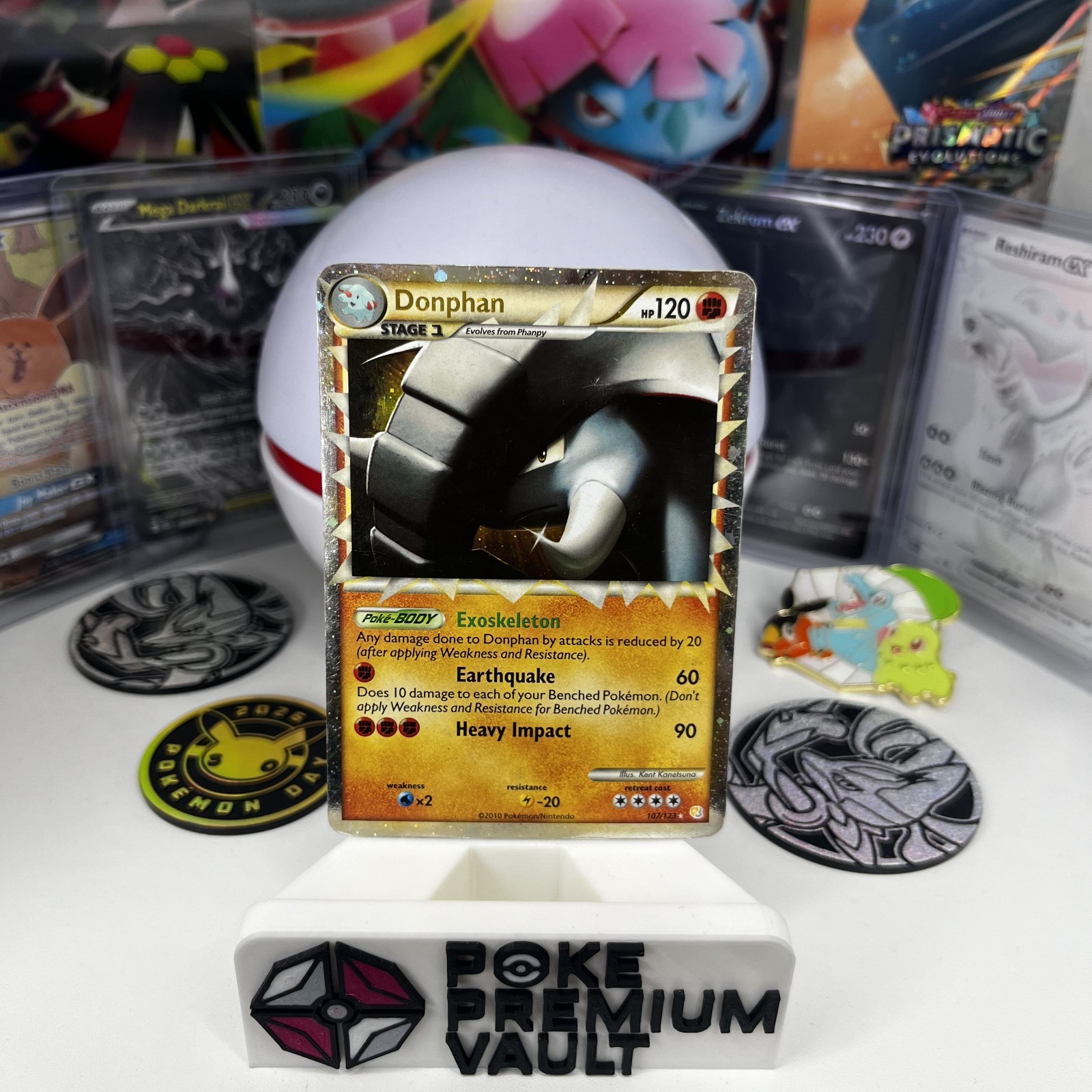 Donphan (Prime) 107/123 Heartgold & Soulsilver Holo HP