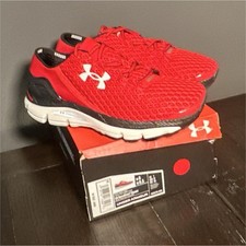 New Under Armour UA SpeedForm Gemini Men's Red Mesh Running Shoes US 8.5 Lace Up