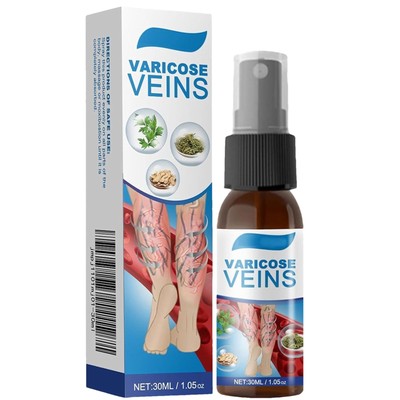 Varicose Vein Spray Herbal Varicose Veins Treatment Spray for Legs Spider 30ml