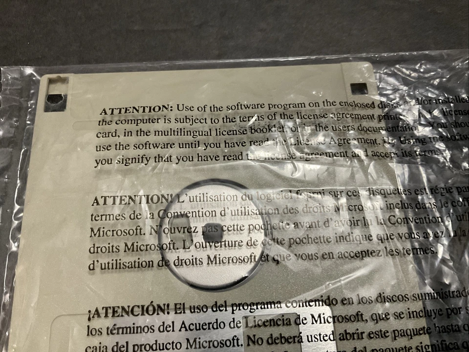 Microsoft Windows 98 Boot Disk 3 .5 Floppy New Sealed - Image 3 of 4