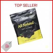 Panda Licorice Soft Chews Black, 7 Oz