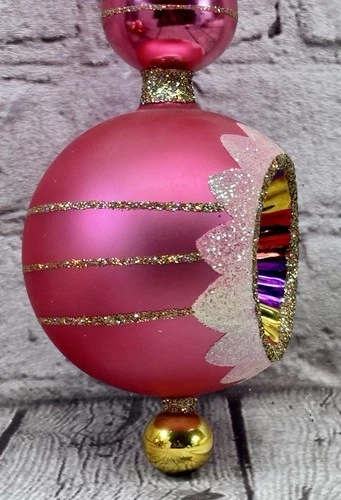 Christopher Radko Joya Reflector A Adorno Oro Rosa 9.5 pulgadas 86-016-1 - Imagen 7 de 12