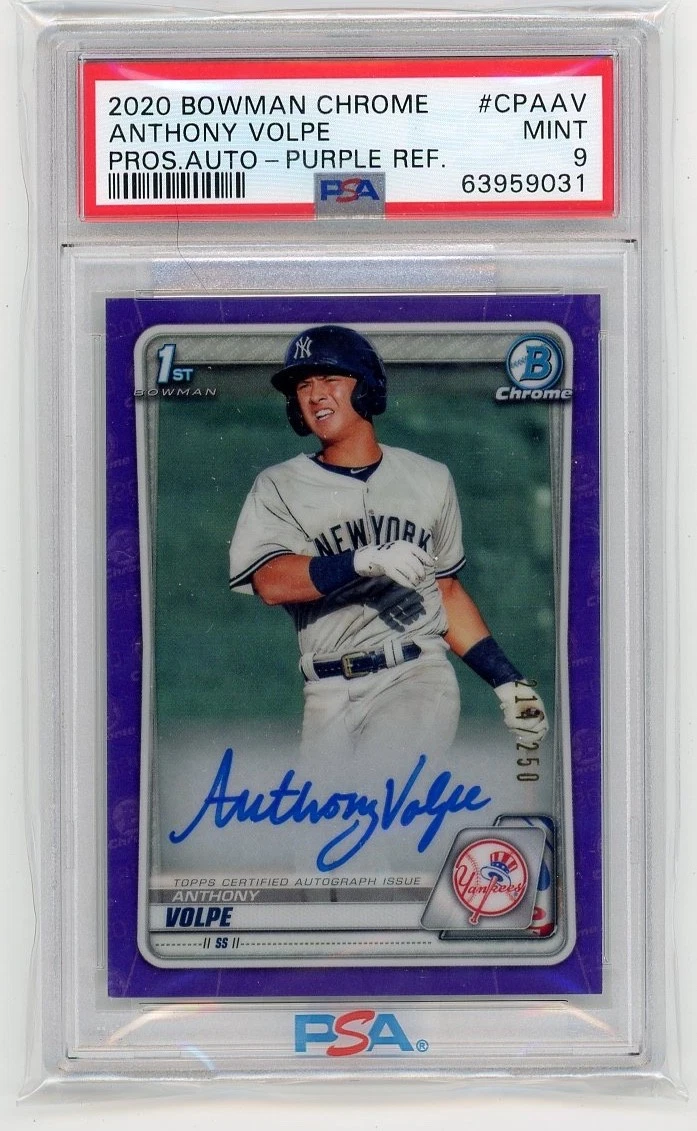 2020 Bowman - Anthony Volpe #CPA-AV for sale | eBay