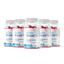 (5 Pack) Primo Boost XL Gummies for Men ed Male Gummys PrimoBoost (300 Gummies)