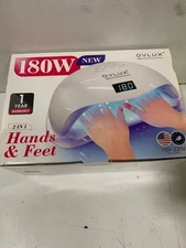 OVLUX Nail Pro 2-in-1 Hand/Feet UV/LED Nail Lamp 180W - WHITE
