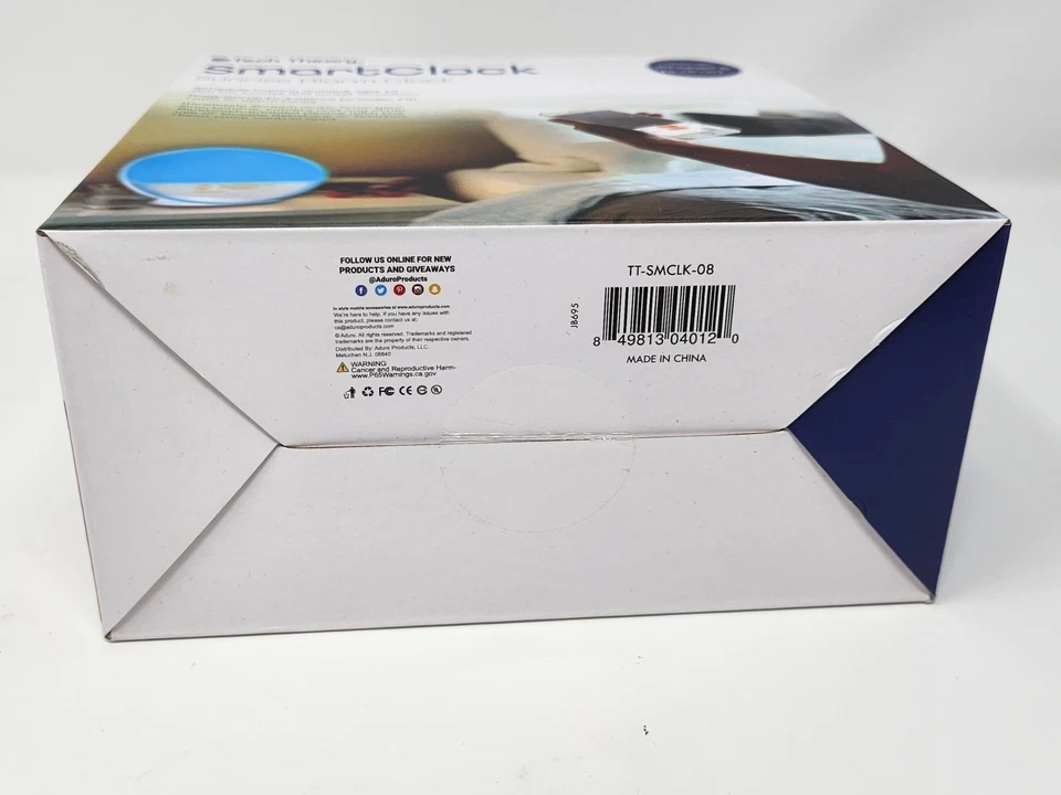 Tech Theory SmartClock Sunrise Alarm Clock | Google & Alexa | Bluetooth Speaker - Image 4 of 4