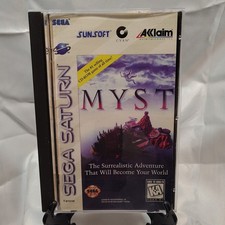Sega Saturn Myst NTSC-U/C Acclaim KA (Kids to Adults) Adventure Video Game