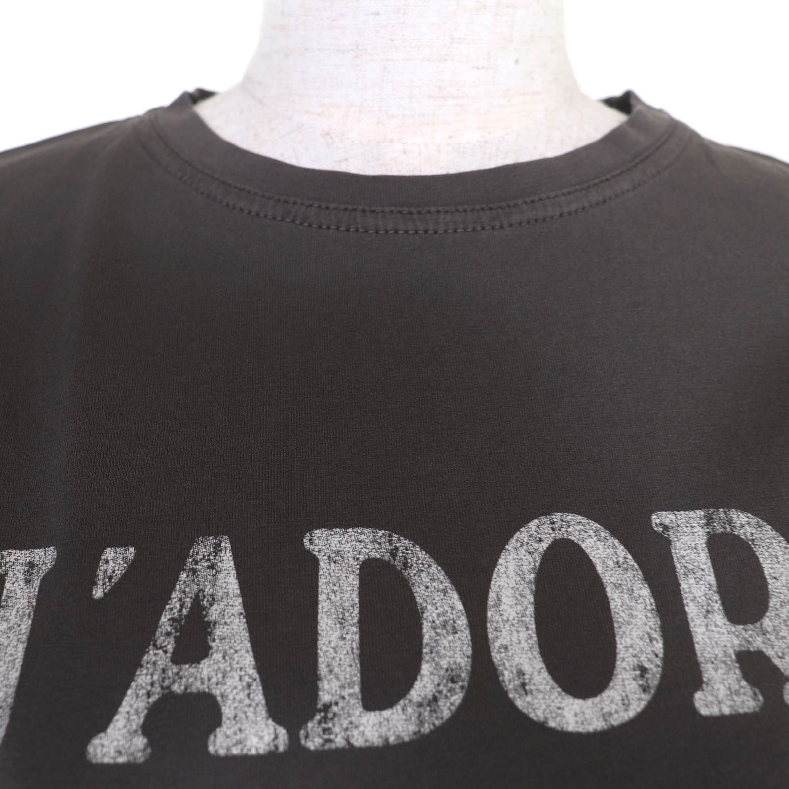 Christian Dior Ladies J'adore Cotton Jersey Tank Top Charcoal Gray Xs Italy thumbnail 4