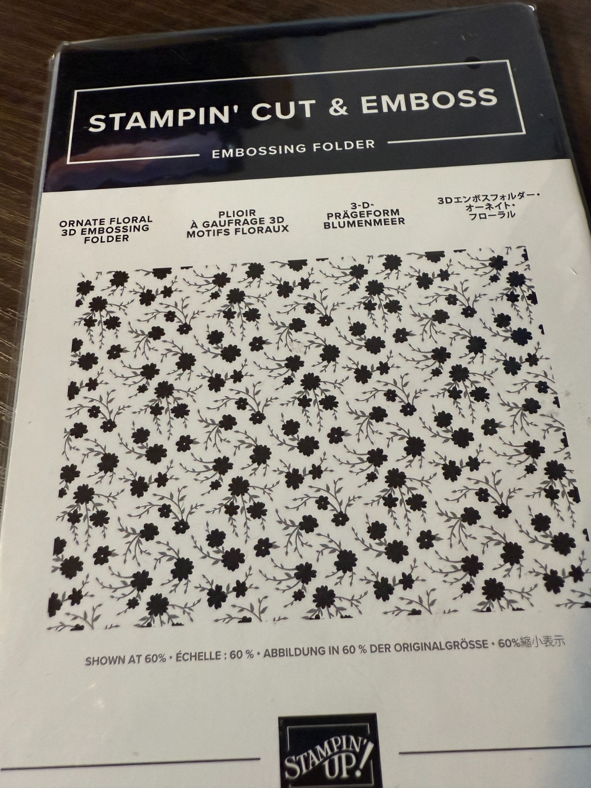 Stampin Up Embossing Folder 3D ~ Ornate Floral