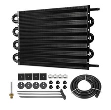 5/16" Transmission Oil Cooler Kit 8 Pass Tube  Fin Universal Aluminium