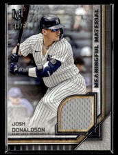 2019 Topps Museum Collection Josh Donaldson #/50 jersey card Toronto Blue Jays