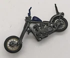 Vintage 1970 Hot Wheels Rrrumblers Motorcycle Navy Blue Mean Machine
