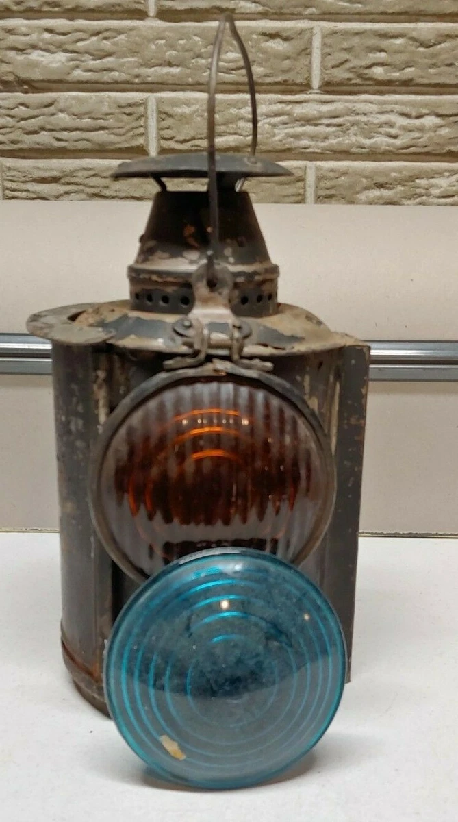 Vintage railroad on sale signal lamps ebay