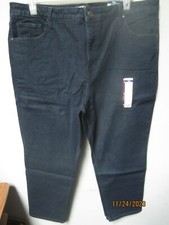 Terra  Sky Women's High Rise Straight Leg Dark Wash Jeans Size 20W Petite