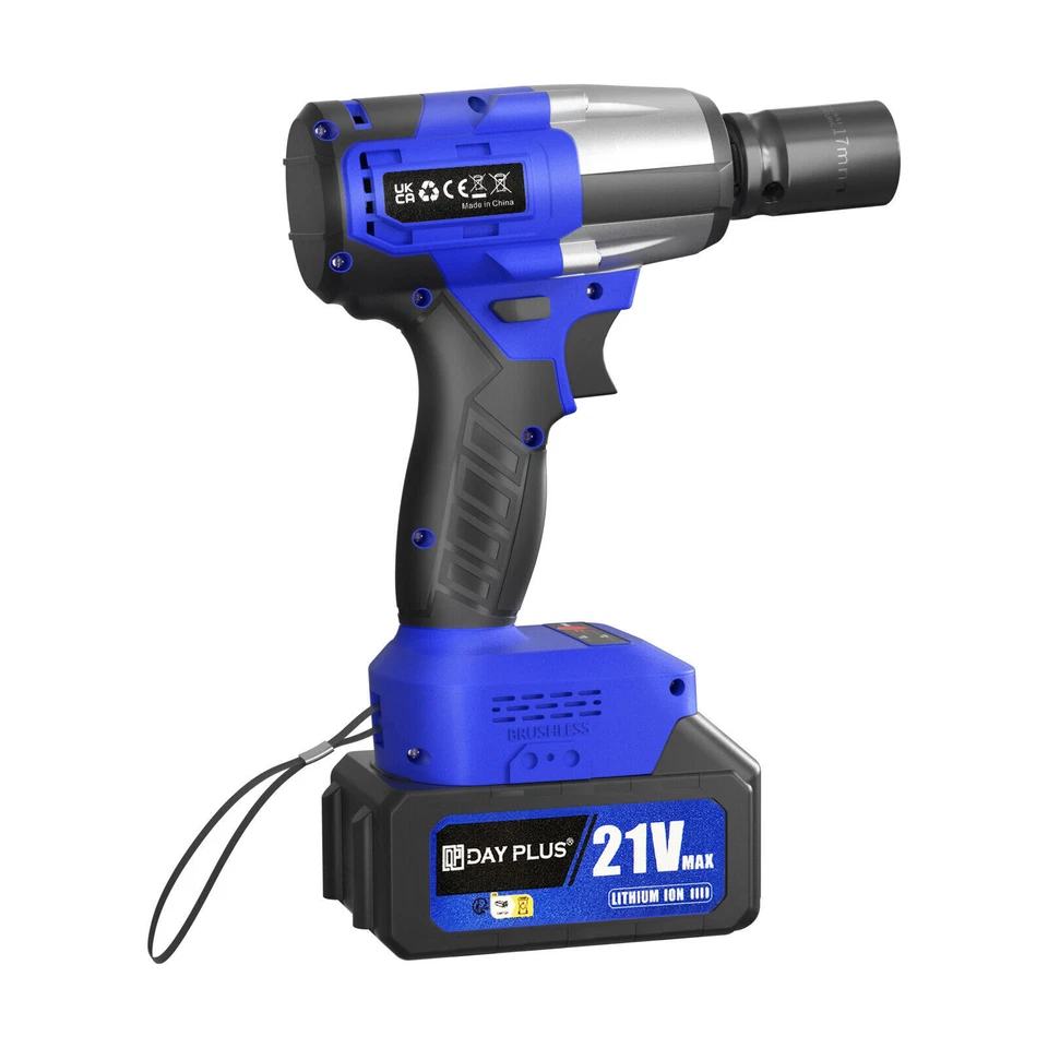 2000Nm Akku Schlagschrauber Akkuschrauber Bürstenloser Kfz Reifenwechse - Bild 4 von 4