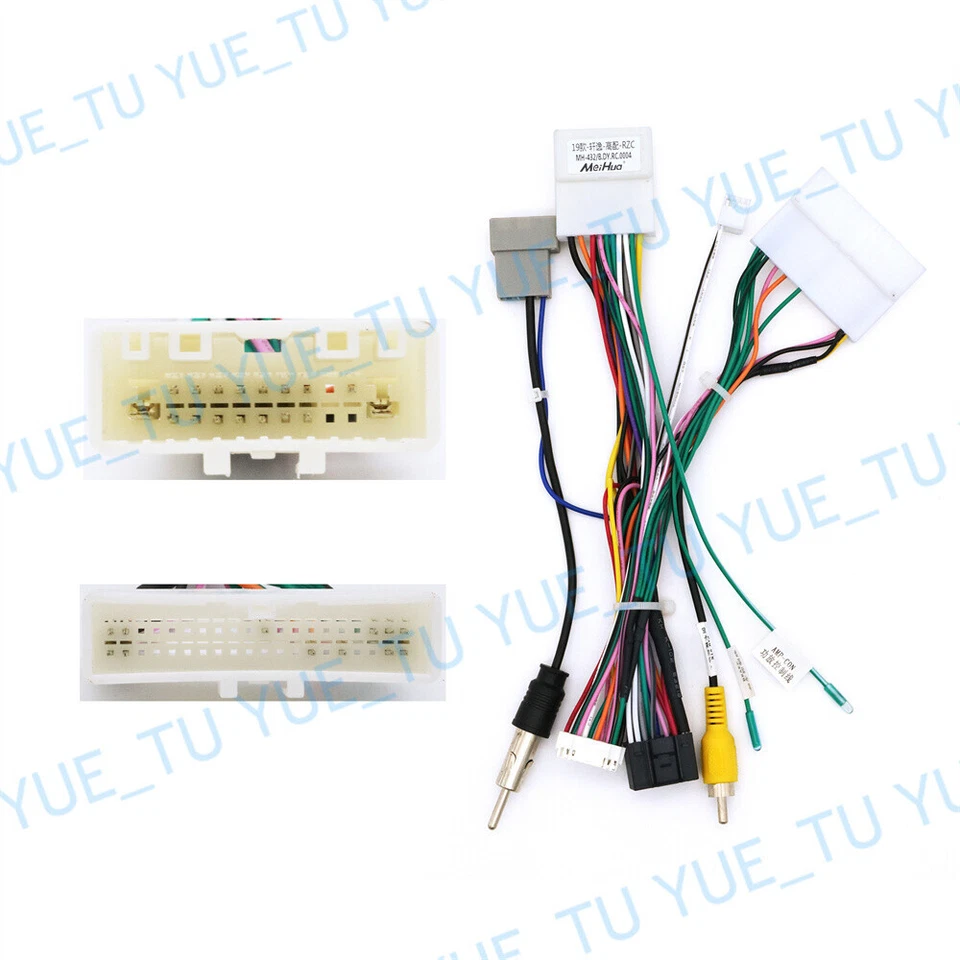 16p Car Stereo Radio Power Harness for Nissan Teana Altima Qashqai Sylphy Murano - Image 2 of 4