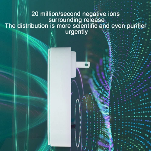 2PCS Pure Air-Negative Ion Air Purifier Mini Plug-in Portable for Home Smoke US - Picture 18 of 24