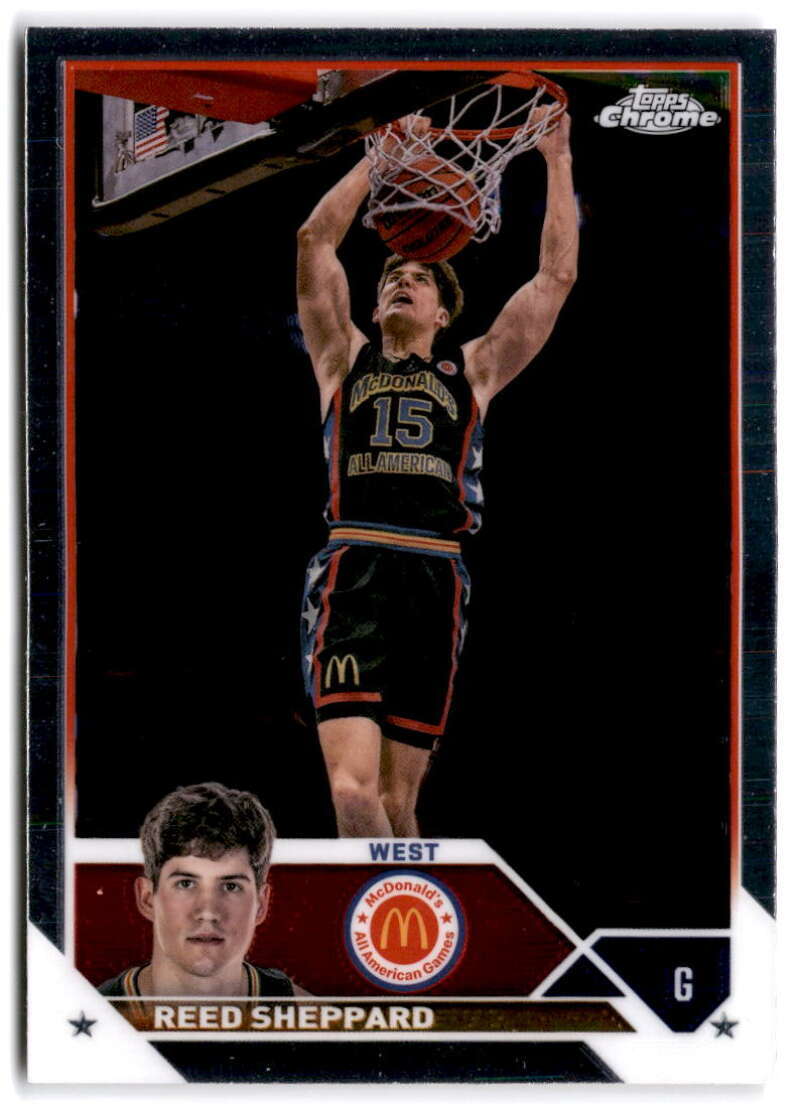 2023 Topps Chrome McDonald's All-American #22 REED SHEPPARD  WEST