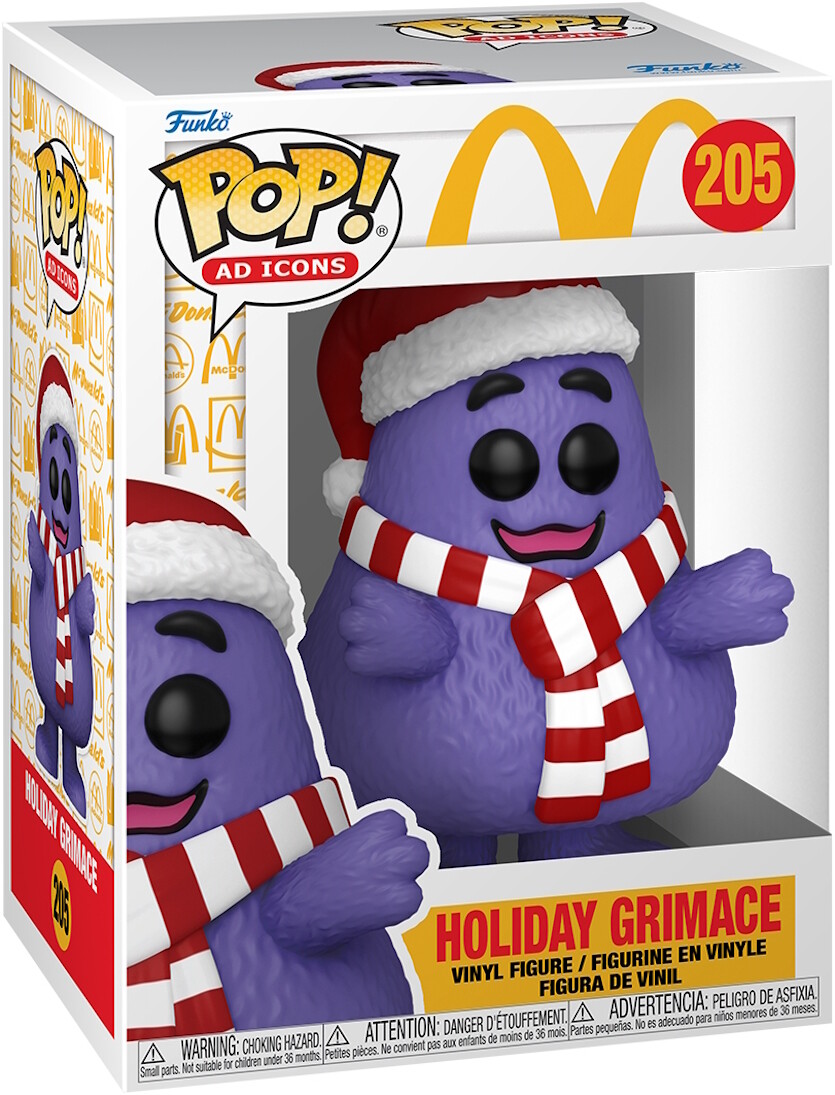 【新品】FUNKO POP マクドナルド ホリデー グリマス 海外限定品 McDonald's - Holiday Grimace 205 - Funko Pop! Vinyl Figur | eBay