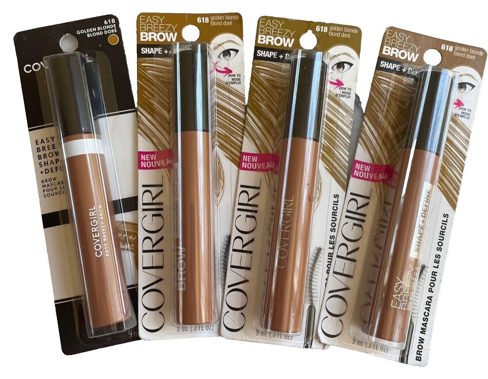 Forros COVERGIRL Mousse Marrom Sobrancelha e Definição