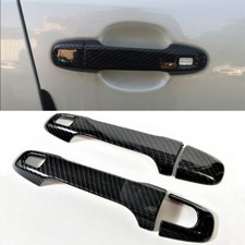 Handle Plastic LHD Cover Trim Gloss Carbon Fiber Look Print Fit 18-21 C-HR CHR