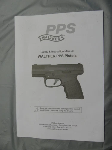 Walther PPS Owners Manual