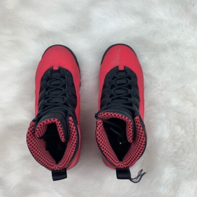 Nike Air Jordan 10 Retro “Fusion Red/Black” Style # 487211-605