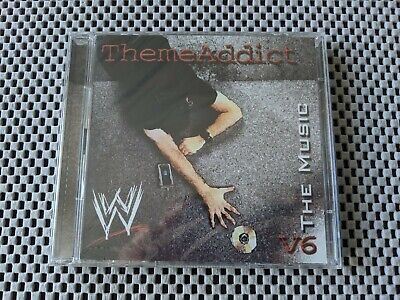 WWE The Music V6 ThemeAddict 2 Disc CD/DVD Set Punch UPC Promo NEW