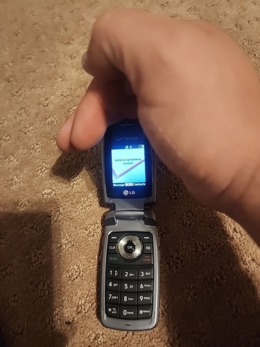 LG VX 5400 Silver (Verizon) Cellular flip Phone - 第 5/6 張圖片