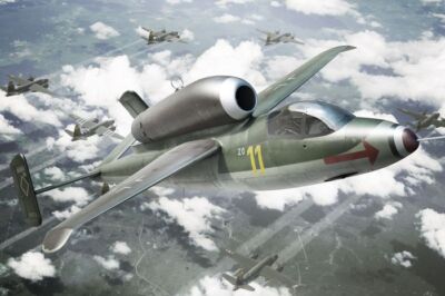 Brengun BRP144003 1/144 Heinkel He-162A plastic construction (two pieces)