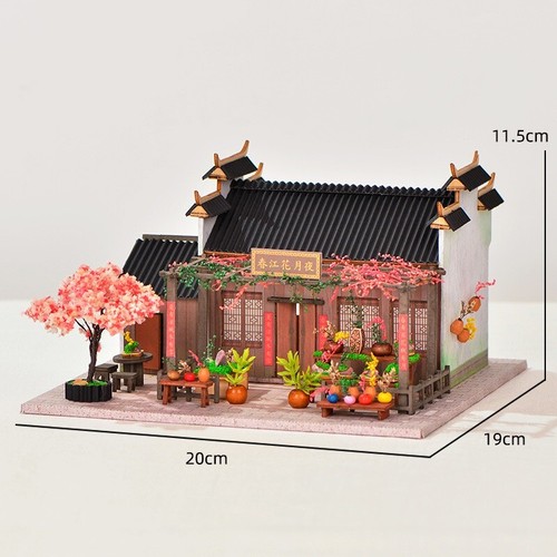 Diorama Miniature House Building Model Set LED Lighting Scene Display Model Gift - Picture 31 of 262