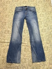 Vigoss Jeans Womens 9 Designer Blue Bootcut Western Wear Rock Ladies Casual Pant