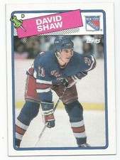 DAVID SHAW 1988-89 TOPPS CARD NM-MT CONDITION
