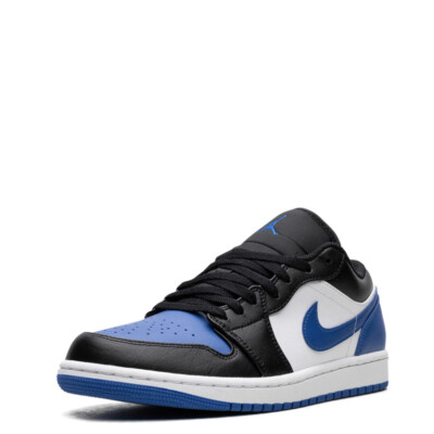 Nike Air Jordan 1 Low Royal Toe White Black 553558-140 Mens Shoes