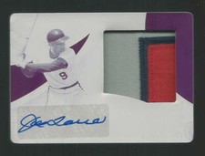 2020 Immaculate Collection Joe Torre Cardinals Jumbo 3 Color Patch Auto True 1/1