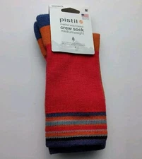 Pistil Women's Wool Blend Kaiya Crew Socks Made In USA Size M 7-9.5