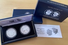USA: United States Mint Morgan and Peace Dollar: Reverse Proof Two-Coin Set 2024