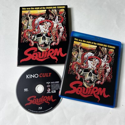 Kino Lorber Squirm Spec Ed Blu-ray-slipcover-Don Scardino-extra features-worms