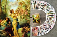Playing Cards (Poker Deck 54 Cards) HANS ZATZKA Vintage Fantasy Pinup Art 051
