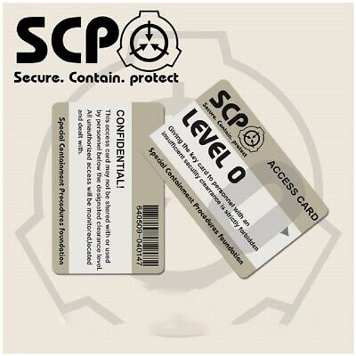 SCP Foundation Secure Access ID Cards Containment Breach 