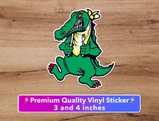 Grateful Dead Dire Hungry Alligator Croc quality Vinyl Sticker Jerry Garcia
