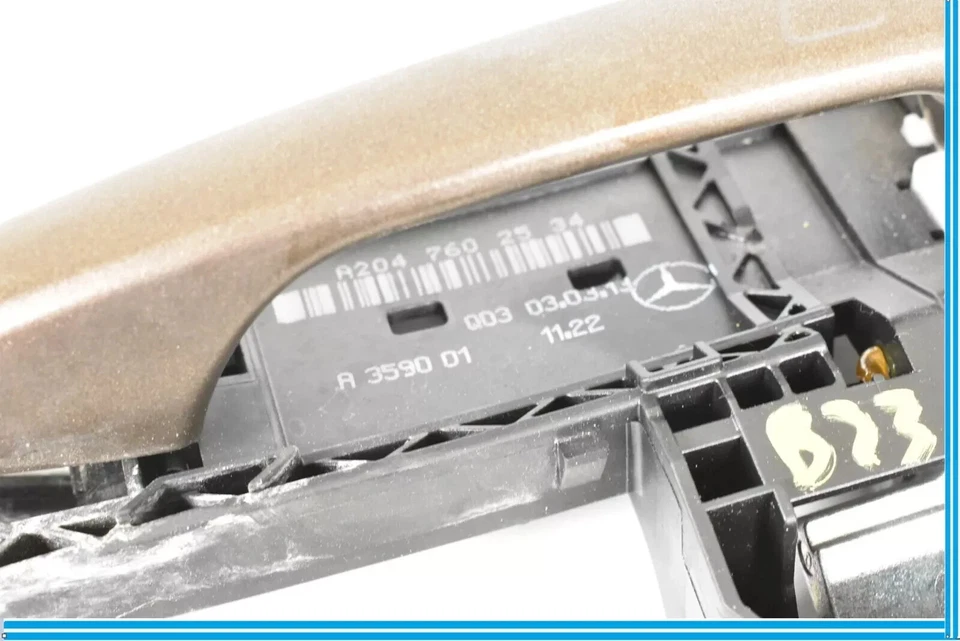 Manija de puerta exterior trasera izquierda lado conductor mercedes w218 cls550 12-14 fabricante de equipos originales Foto 3 de 4